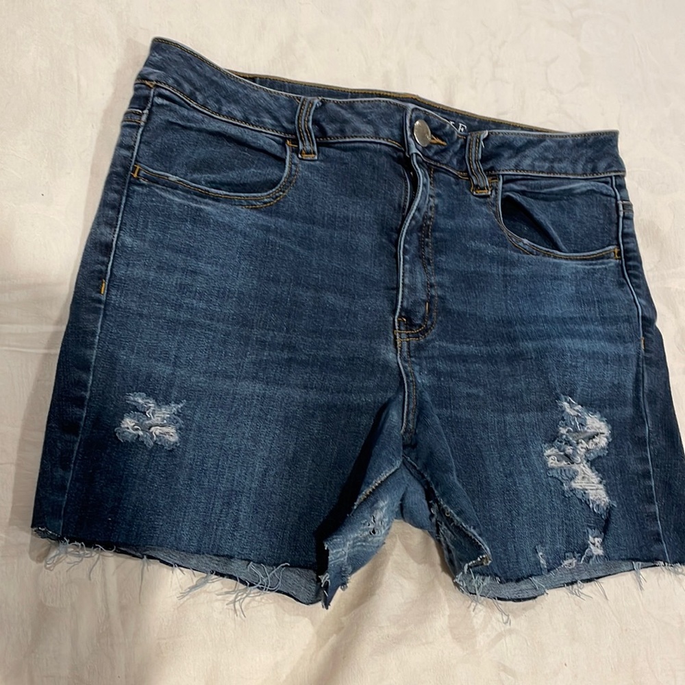 American Eagle Distressed Stretch Cut Offs - size 12